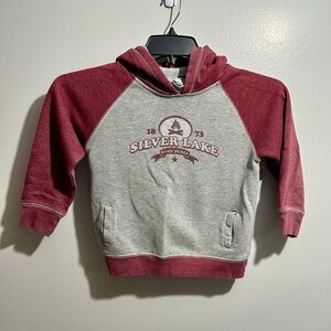 Kids' Burgundy and Gray Silver Lake Sand Dunes Hoodie (993)